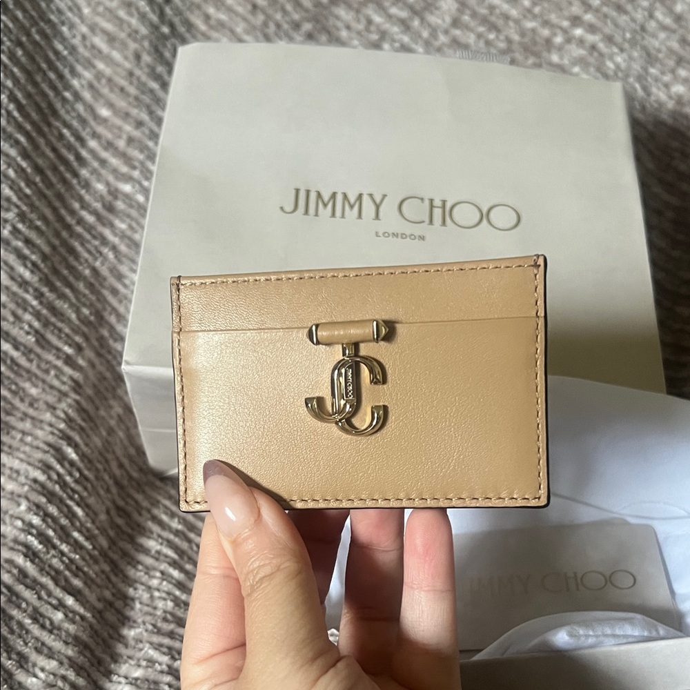 Jimmy Choo Card Holder with JC Logo